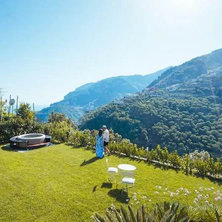 Chez Lia - Private Garden And Tub, Sea View Close To Eva And Cimbrone, Apartment Ravello